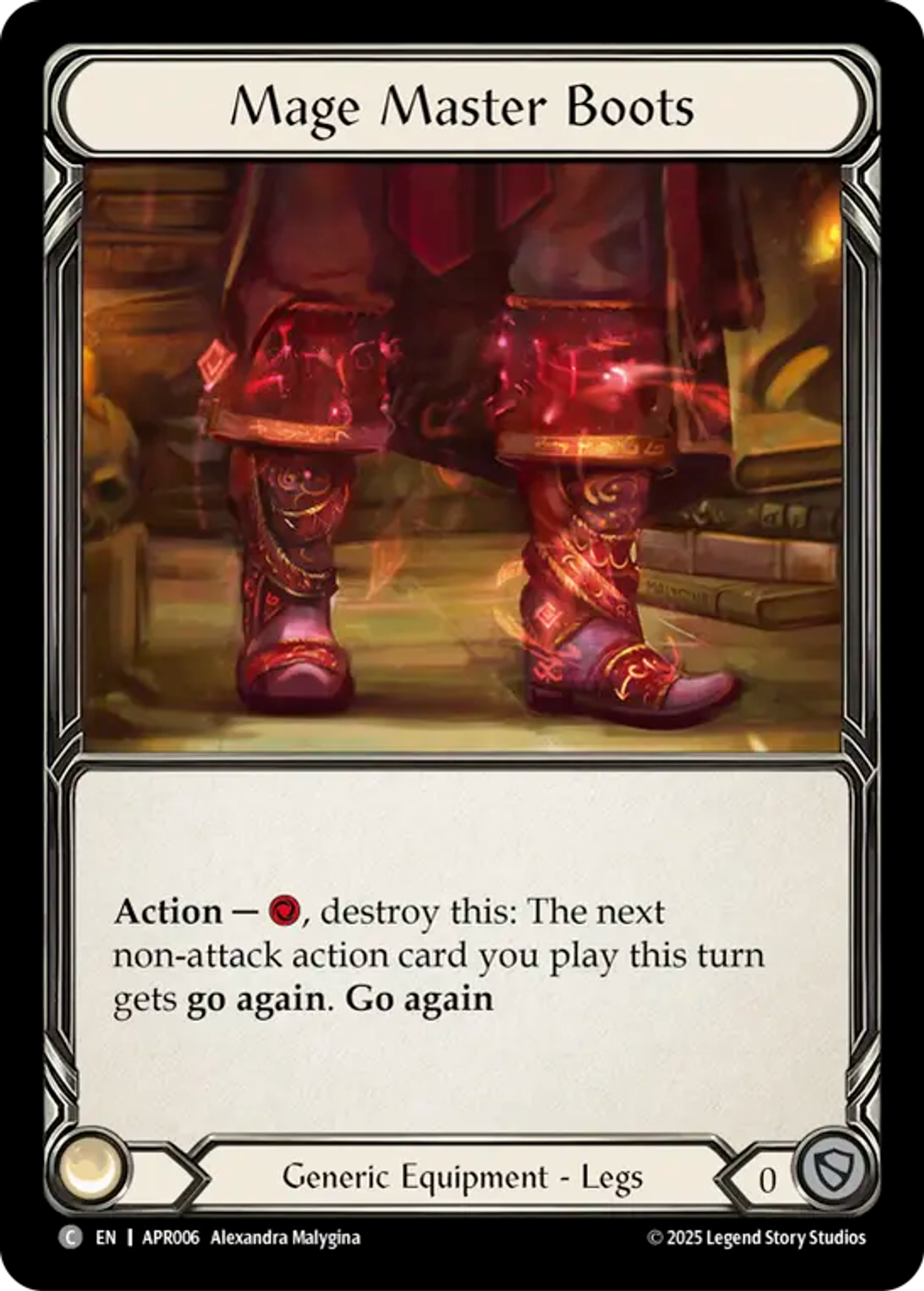 Mage Master Boots — Armory Deck Legends - Prism Sculptor of Arc Light — Flesh and Blood