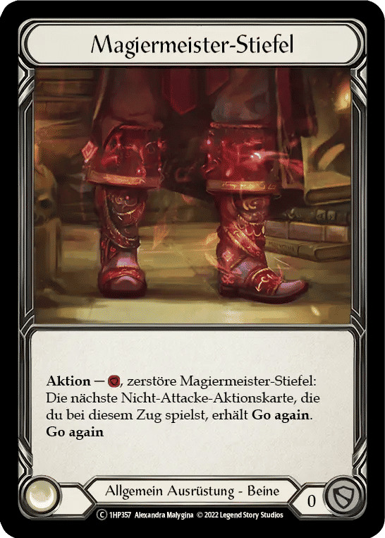 Mage Master Boots — History Pack 1 - Black Label — Flesh and Blood