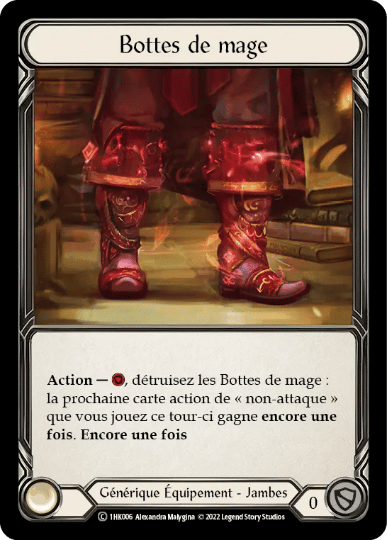 Bottes de mage — Kano - Blitz Deck — Flesh and Blood