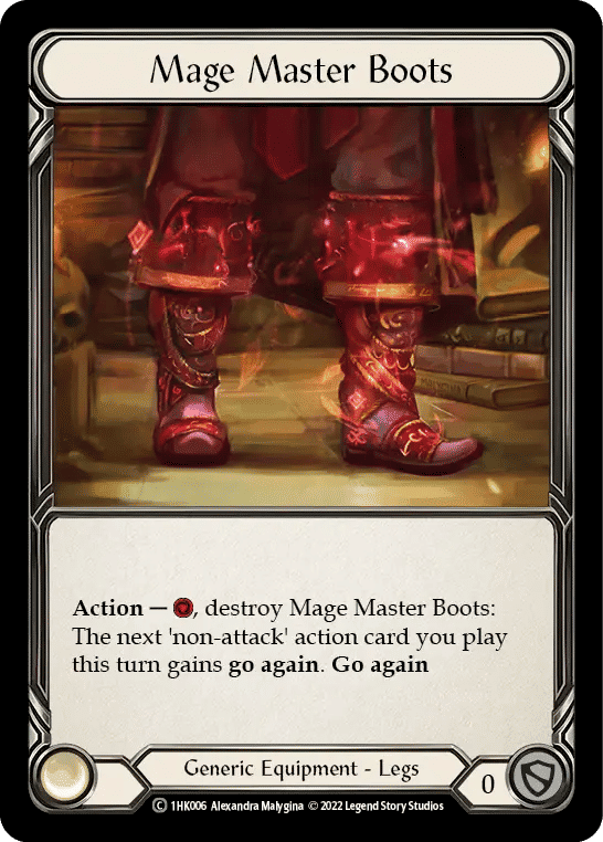 Mage Master Boots — Kano - Blitz Deck — Flesh and Blood