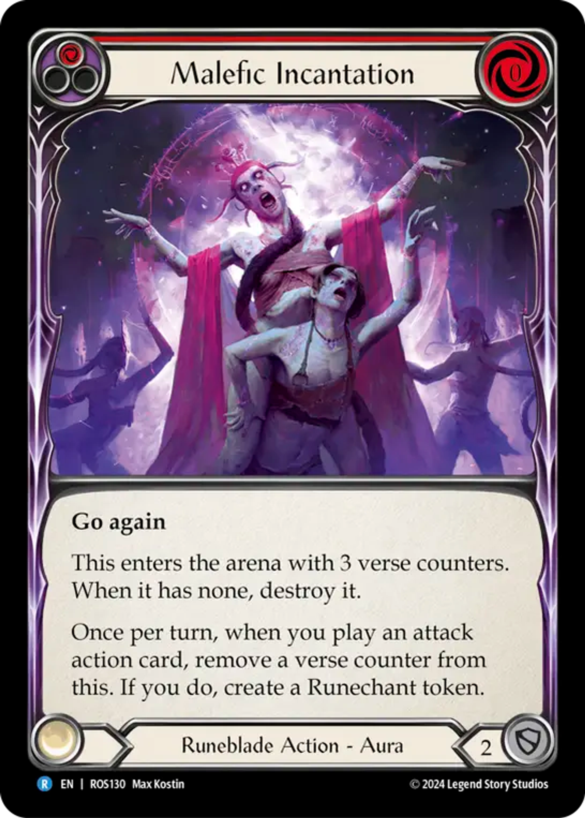 Malefic Incantation (Red) — Rosetta — Flesh and Blood