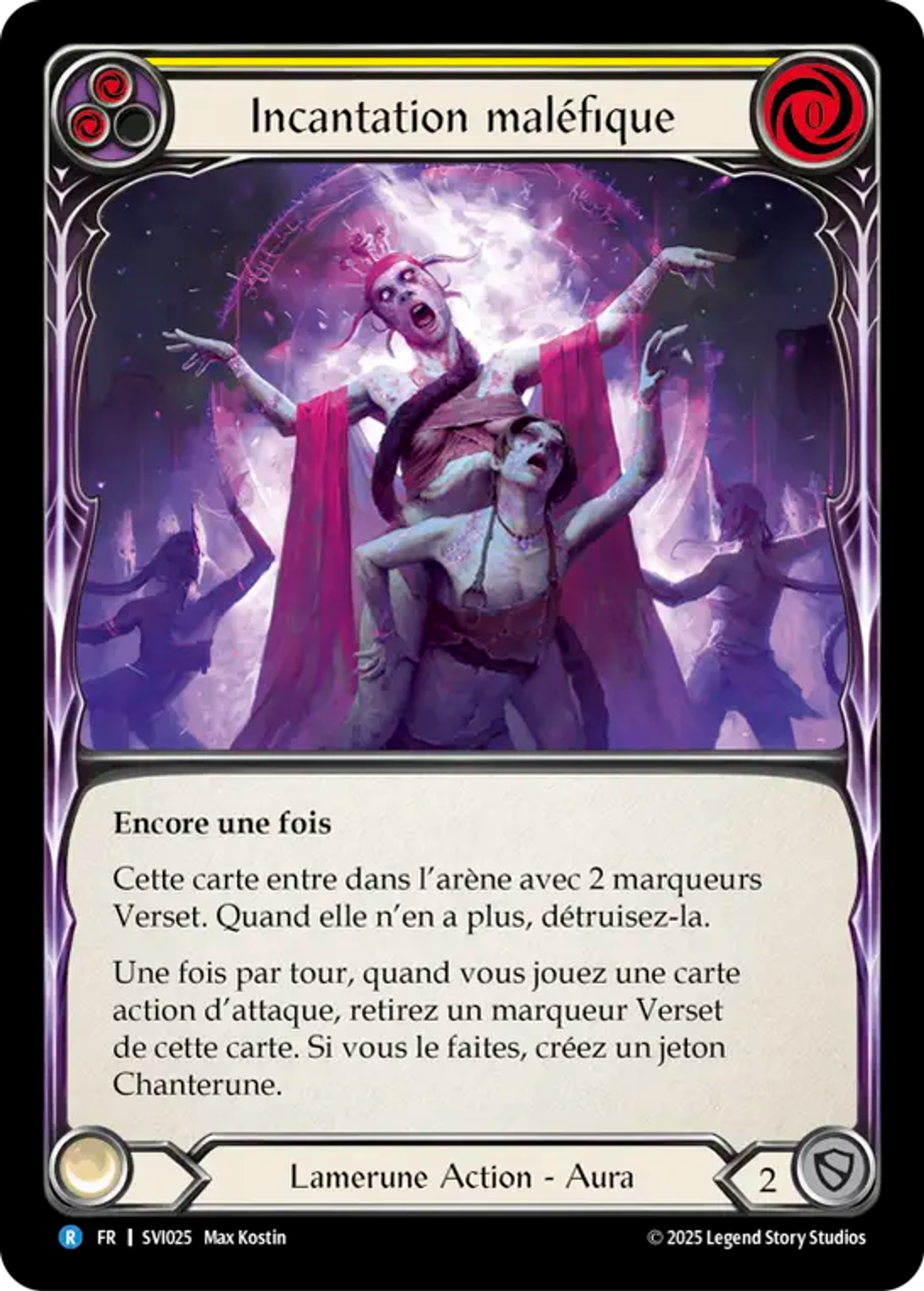 Incantation maléfique — Silver Age Chapter 1 - Viserai — Flesh and Blood