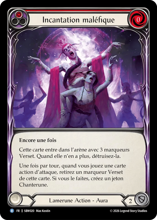 Incantation maléfique — Silver Age - Viserai, Between Worlds — Flesh and Blood