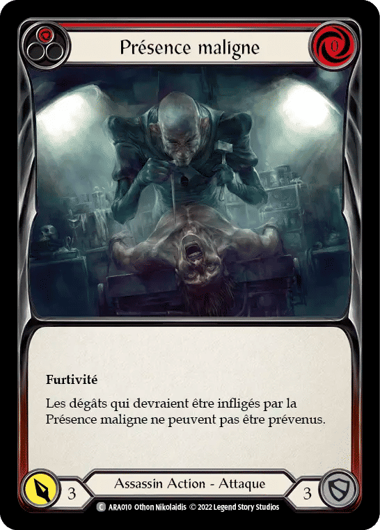 Présence maligne — Arakni - Blitz Deck — Flesh and Blood