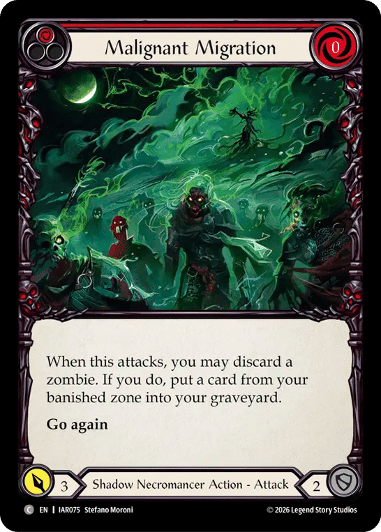 Malignant Migration (Red) — Usurp the Shadow Throne — Flesh and Blood