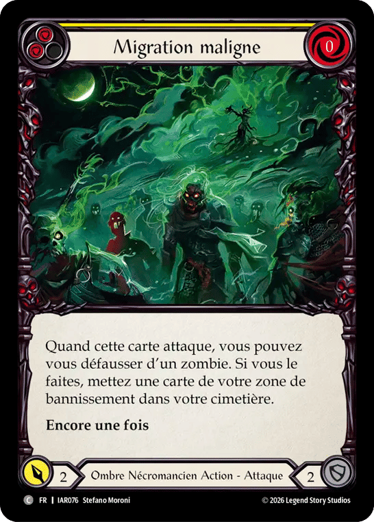 Migration maligne — Usurp the Shadow Throne — Flesh and Blood