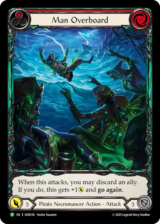 Man Overboard — GEM - Pack 4 — Flesh and Blood
