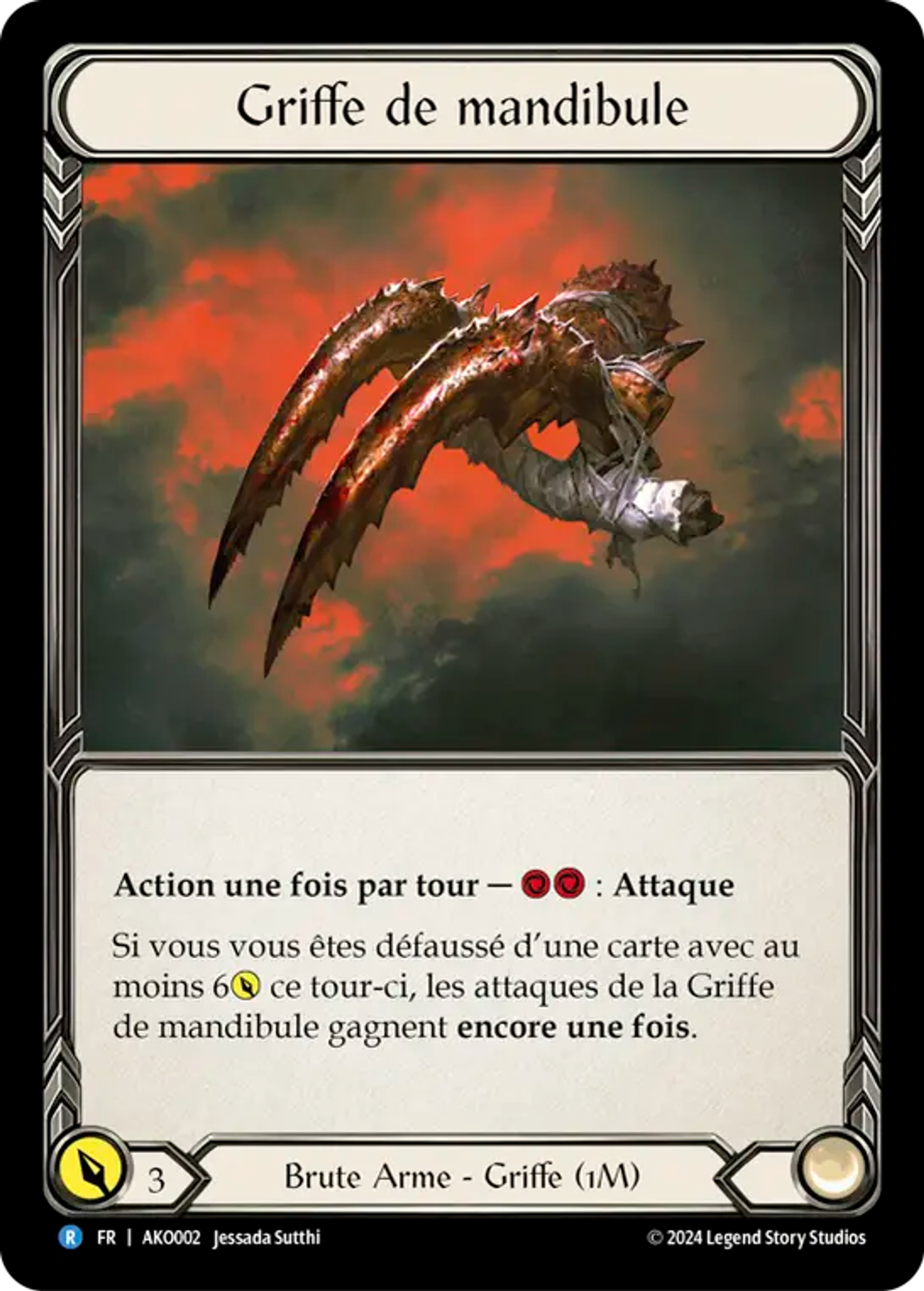 Griffe de mandibule — Armory Deck - Kayo, Armed and Dangerous — Flesh and Blood