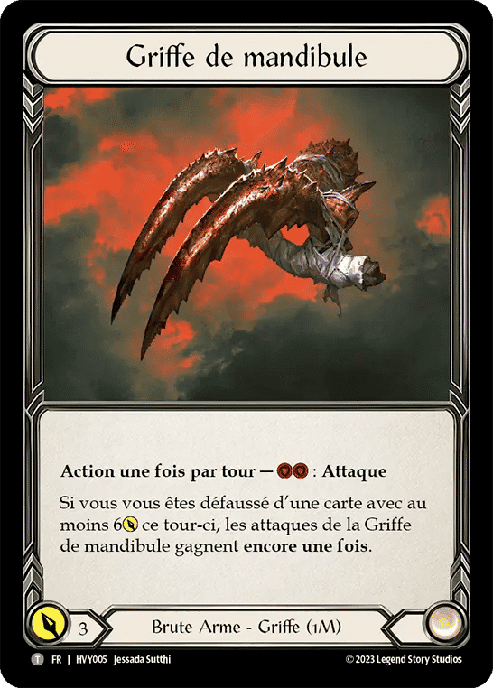 Griffe de mandibule — Heavy Hitters — Flesh and Blood