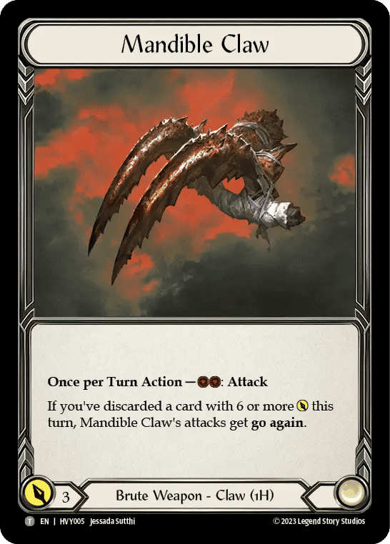 Mandible Claw — Heavy Hitters — Flesh and Blood