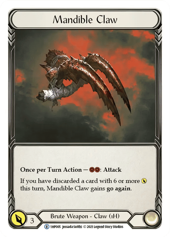 Mandible Claw — History Pack 1 — Flesh and Blood