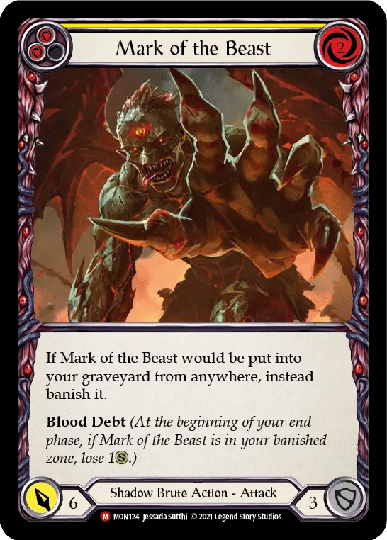 Mark of the Beast — Monarch — Flesh and Blood