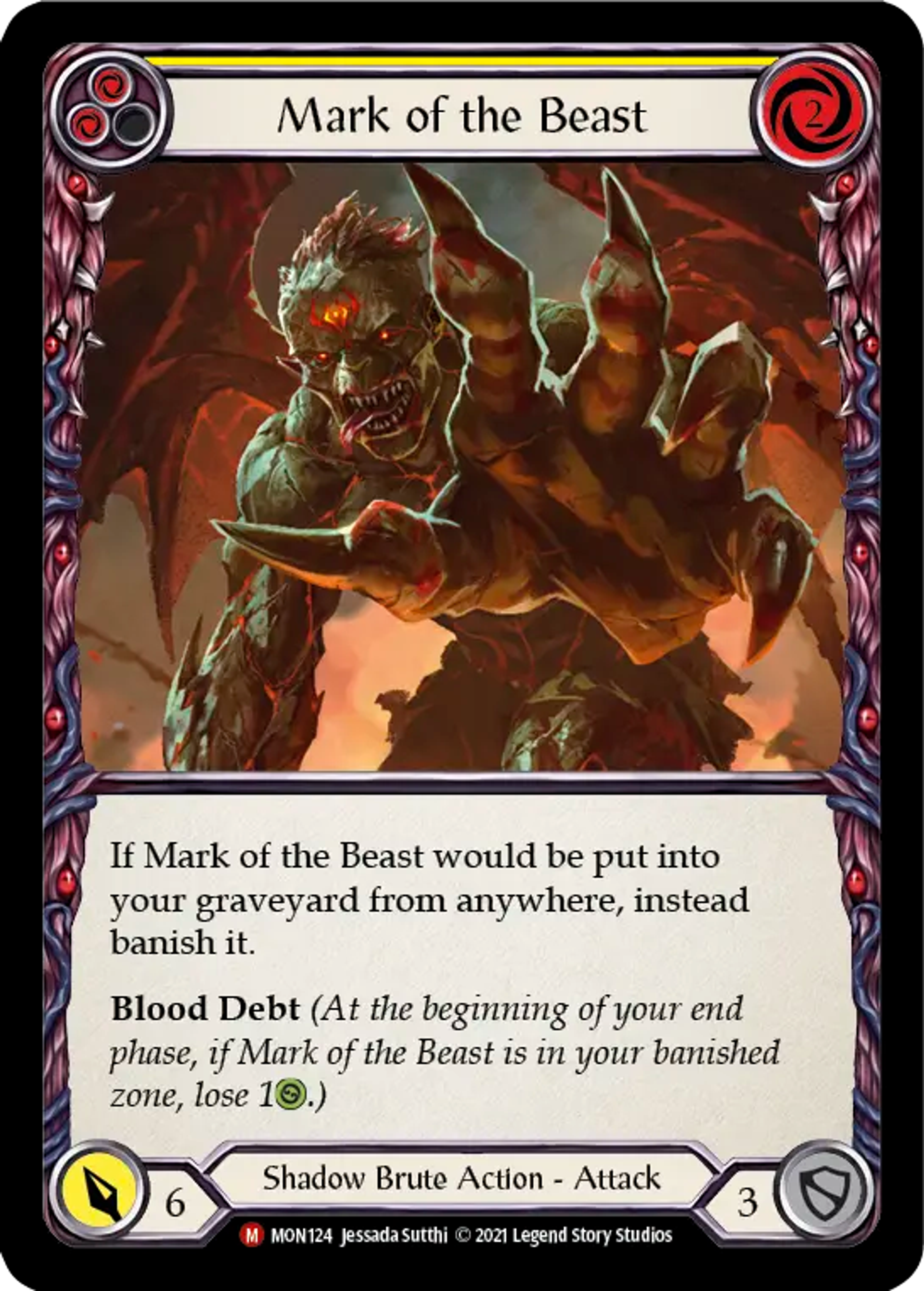 Mark of the Beast — Monarch — Flesh and Blood