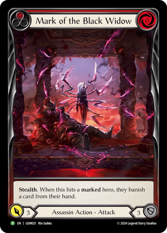 Mark of the Black Widow — GEM - Pack 1 — Flesh and Blood