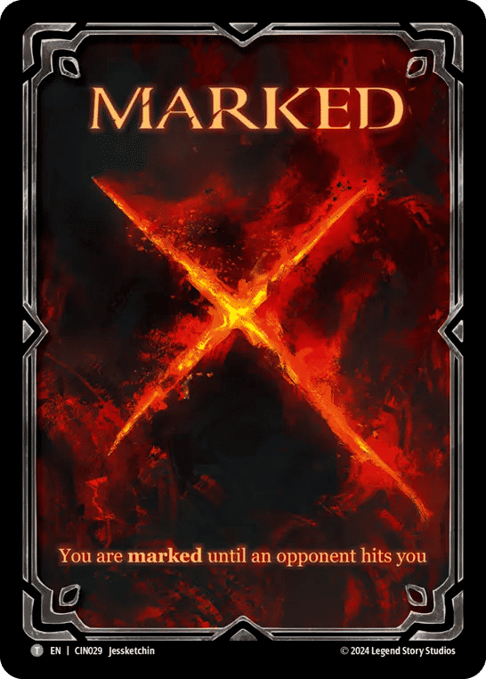 Marked — The Hunted Blitz Deck - Cindra — Flesh and Blood