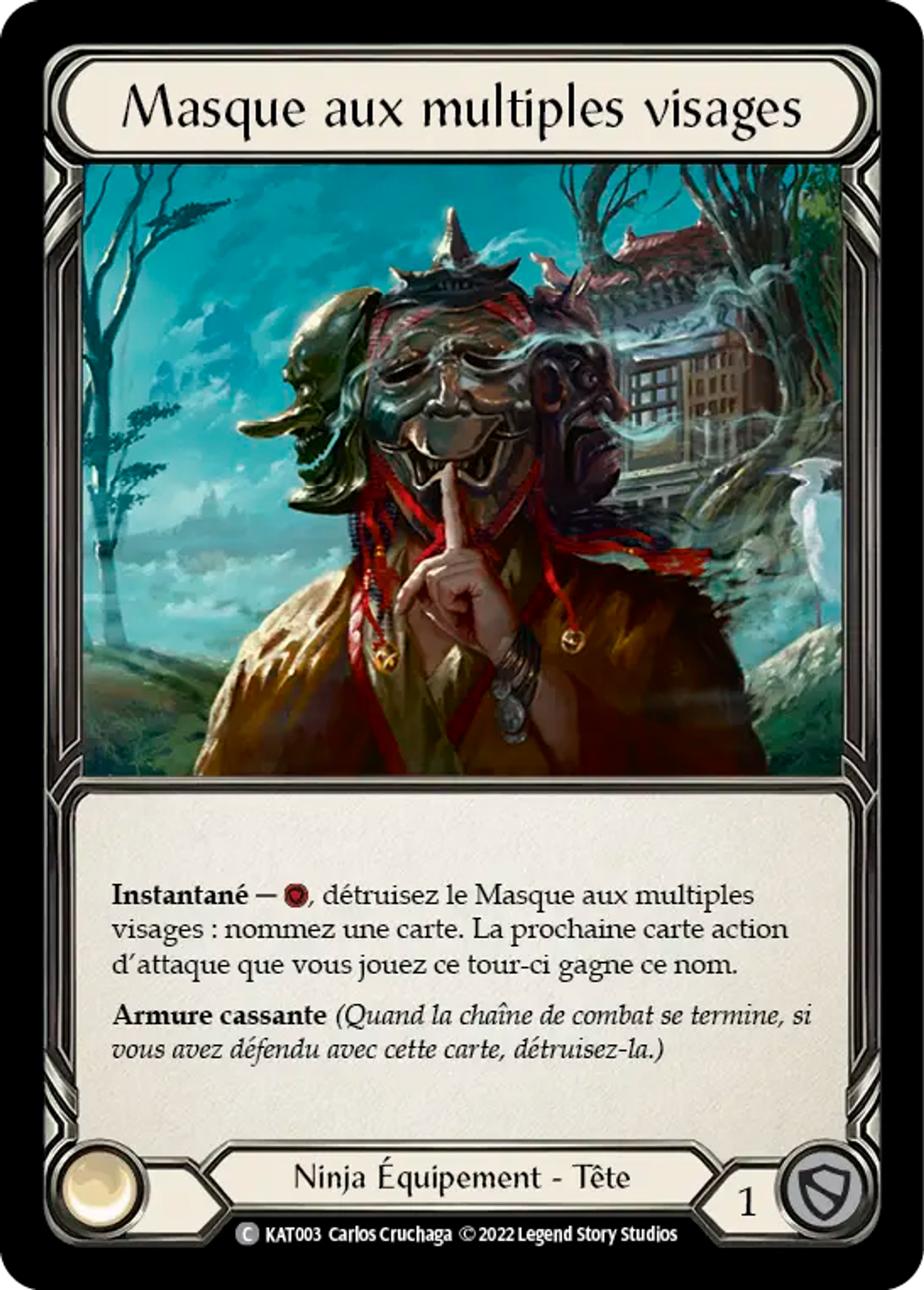 Masque aux multiples visages — Katsu - Blitz Deck — Flesh and Blood