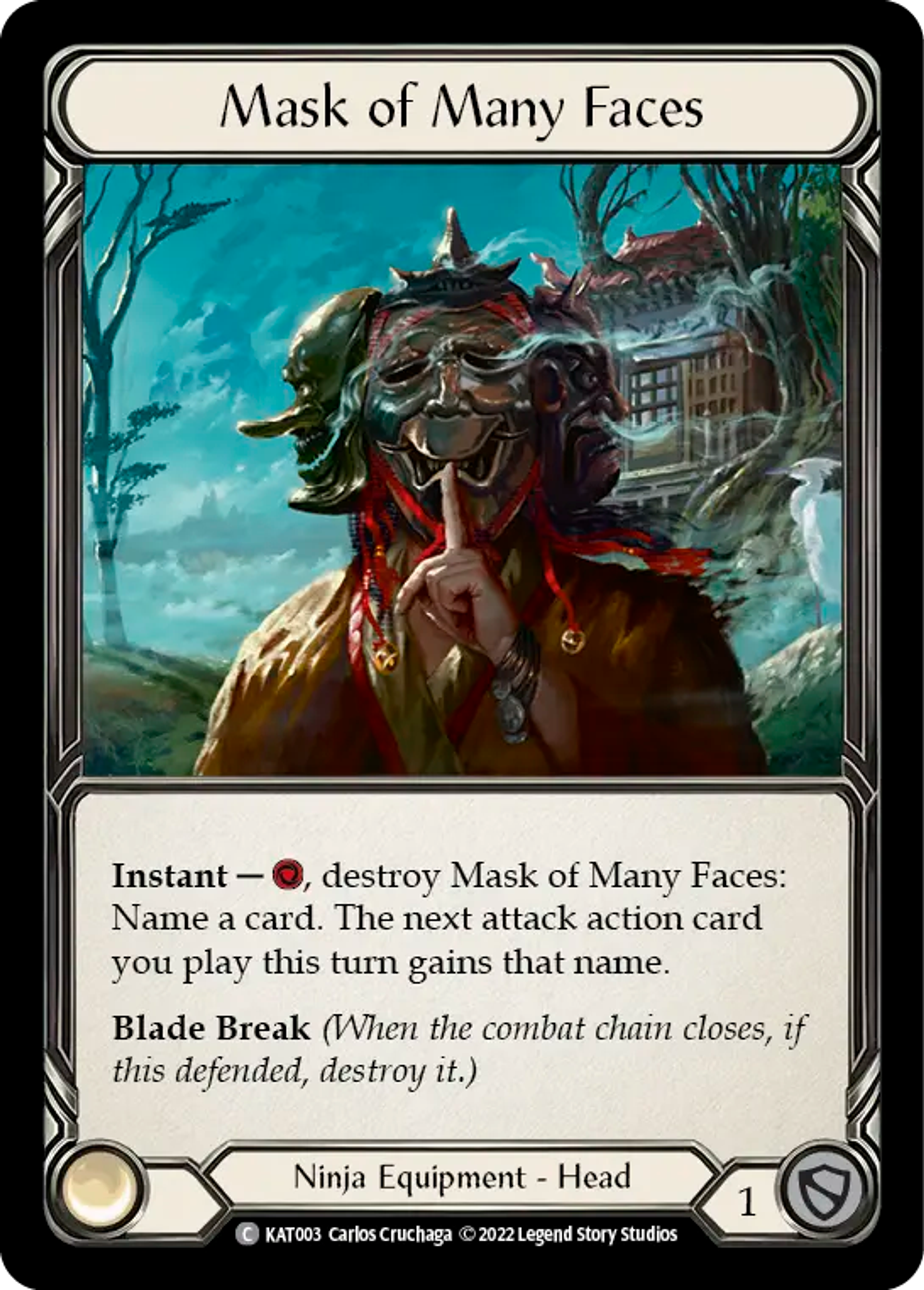 Mask of Many Faces — Katsu - Blitz Deck — Flesh and Blood