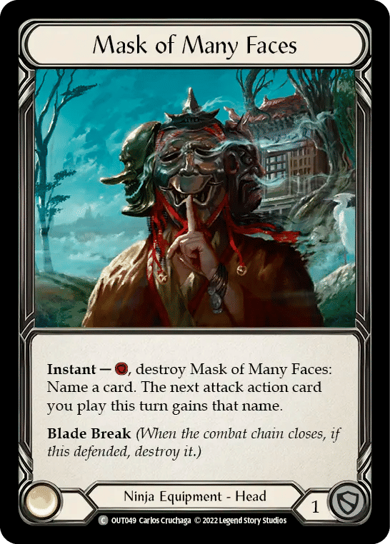 Mask of Many Faces — Outsiders — Flesh and Blood
