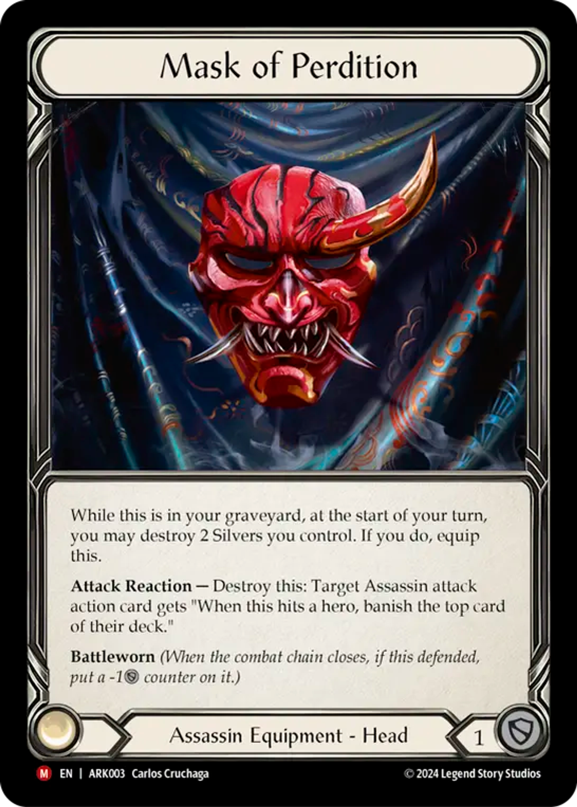 Mask of Perdition — The Hunted Blitz Deck - Arakni — Flesh and Blood