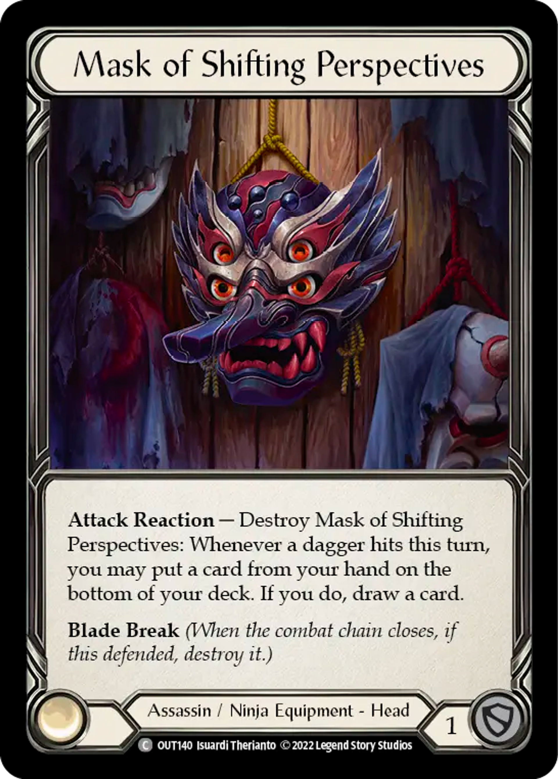 Mask of Shifting Perspectives — Outsiders — Flesh and Blood