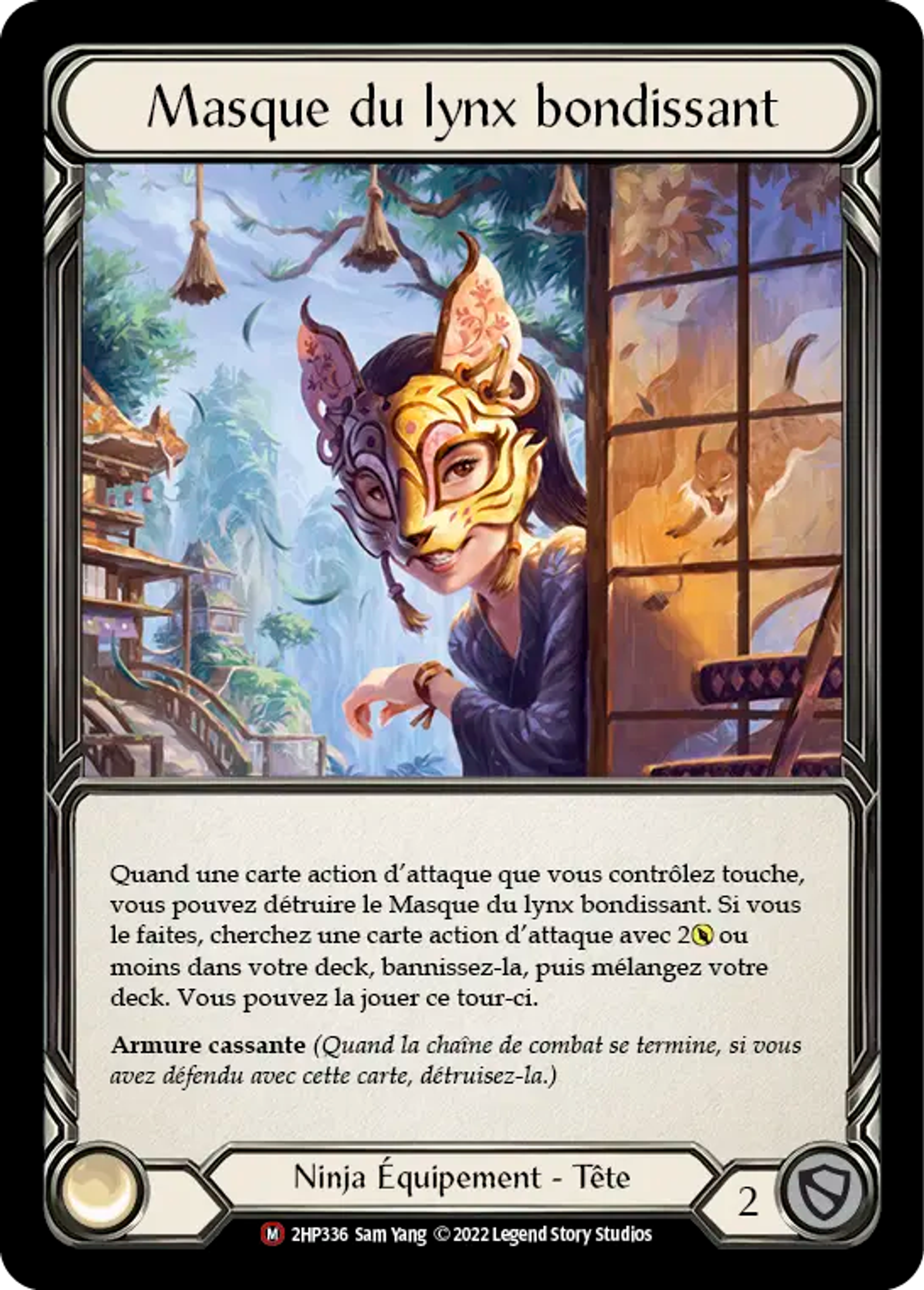 Masque du lynx bondissant — History Pack 2 - Black Label — Flesh and Blood