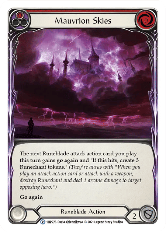 Mauvrion Skies (Red) — History Pack 1 — Flesh and Blood