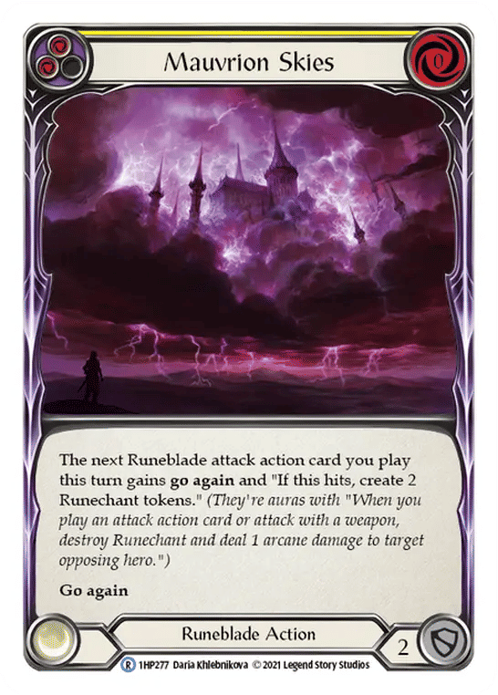 Mauvrion Skies (Yellow) — History Pack 1 — Flesh and Blood
