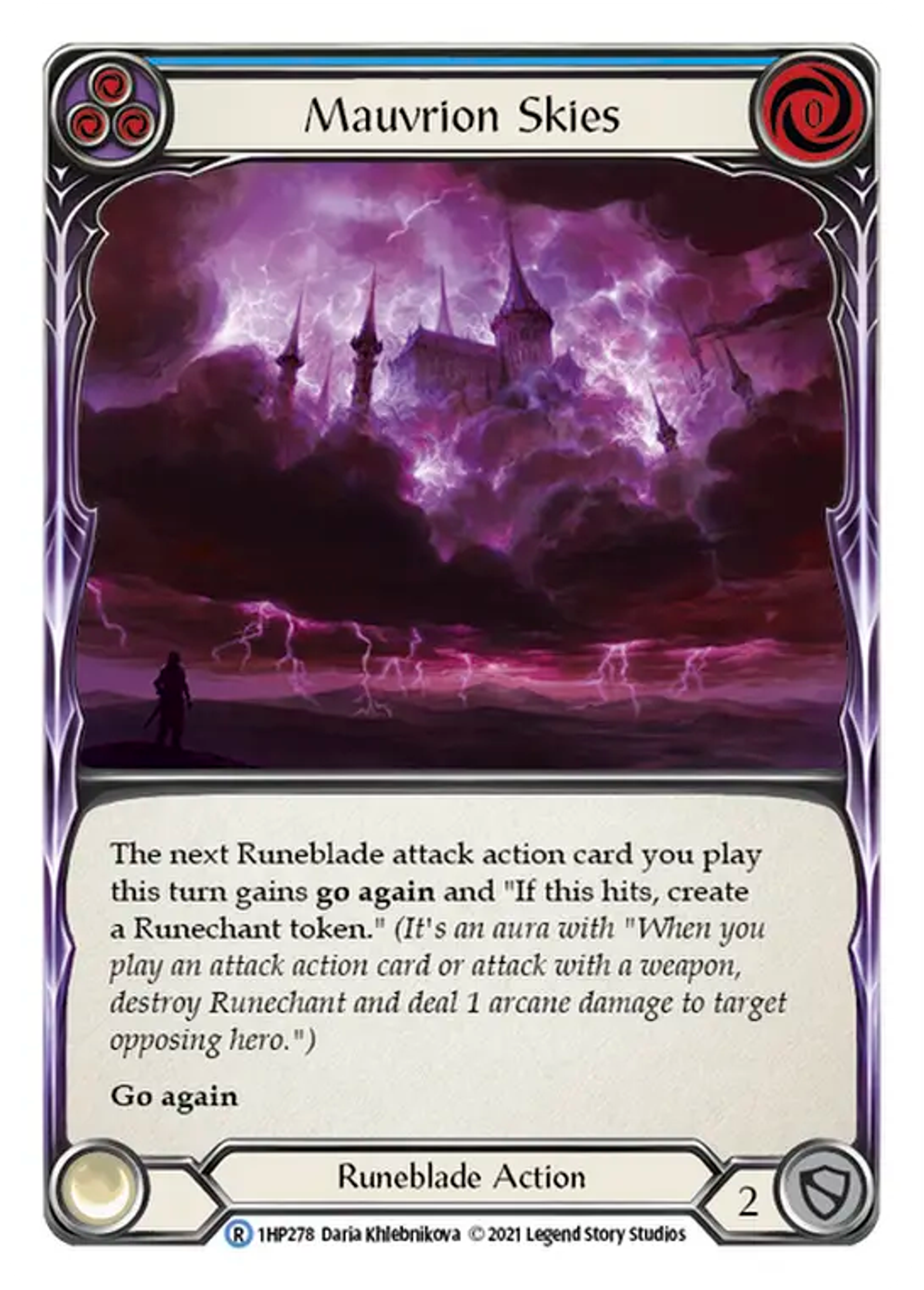 Mauvrion Skies (Blue) — History Pack 1 — Flesh and Blood
