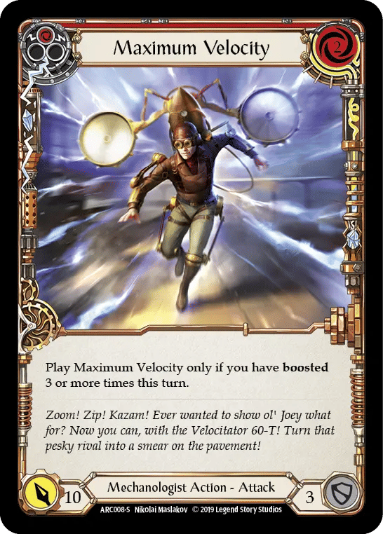 Maximum Velocity — Arcane Rising — Flesh and Blood