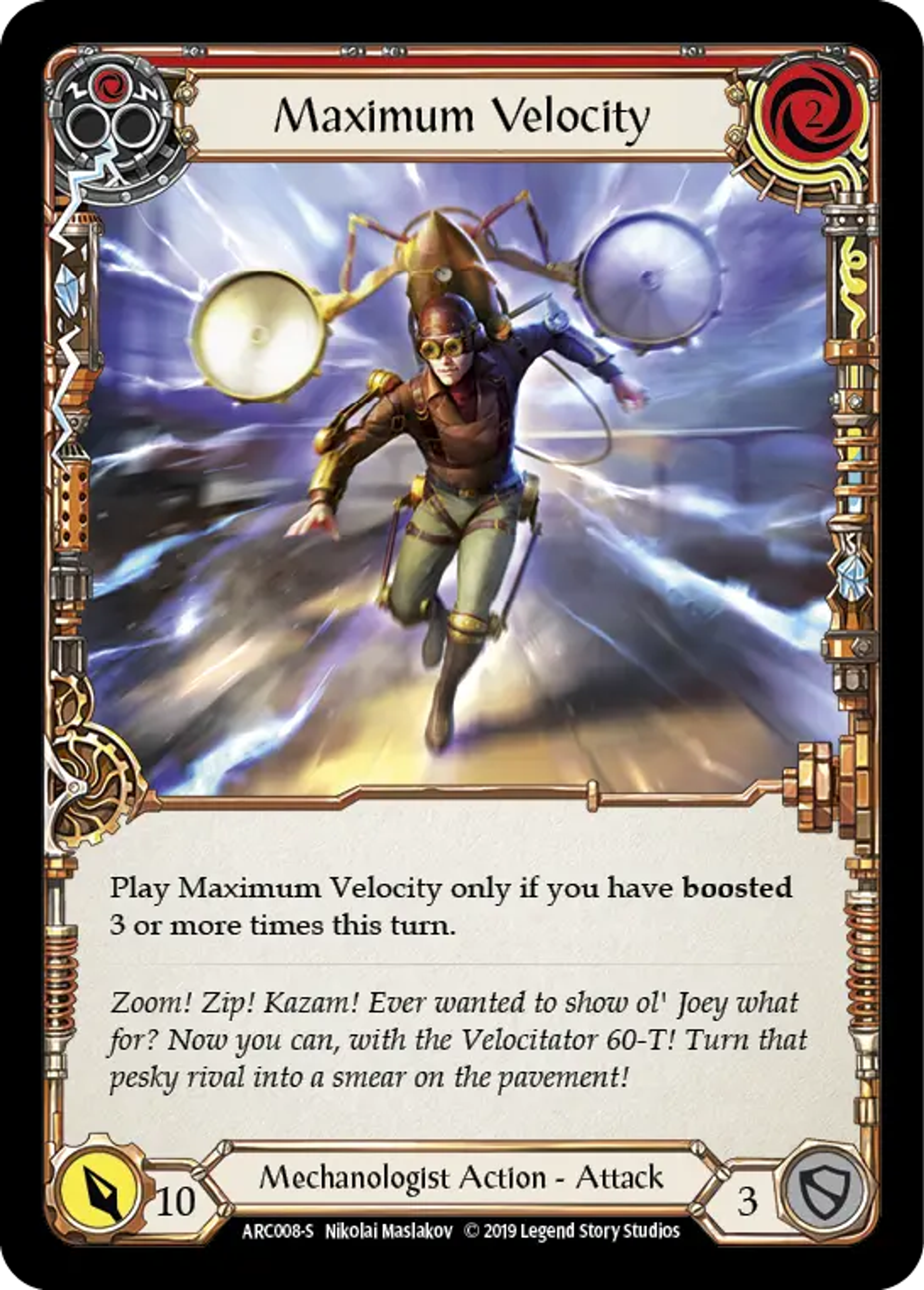 Maximum Velocity — Arcane Rising — Flesh and Blood