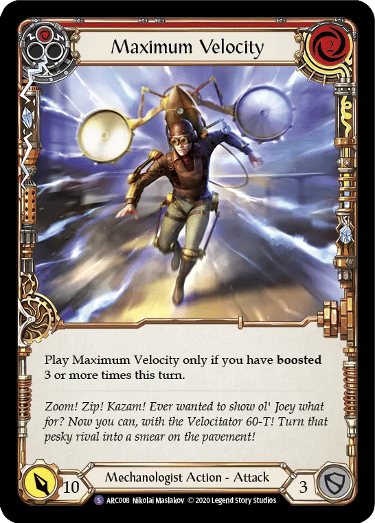 Maximum Velocity — Arcane Rising - Unlimited — Flesh and Blood