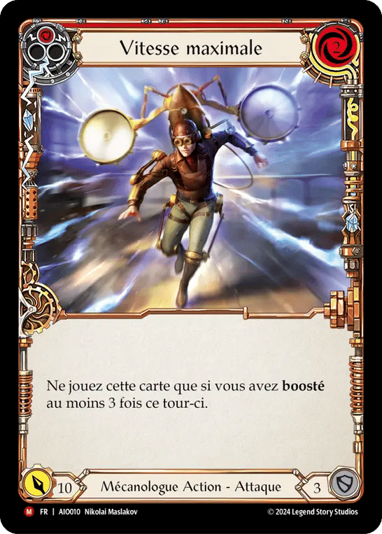 Vitesse maximale — Armory Deck - Dash I/O — Flesh and Blood