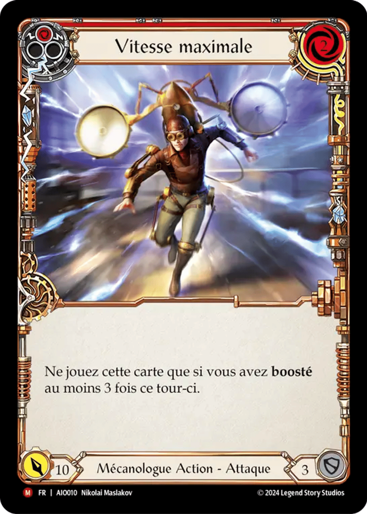 Vitesse maximale from Armory Deck - Dash I/O - Flesh and Blood
