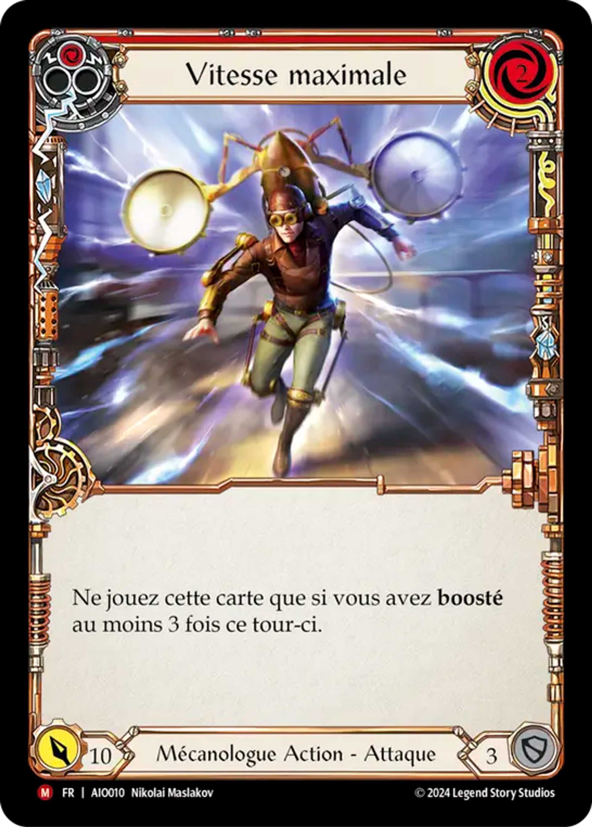 Vitesse maximale — Armory Deck - Dash I/O — Flesh and Blood