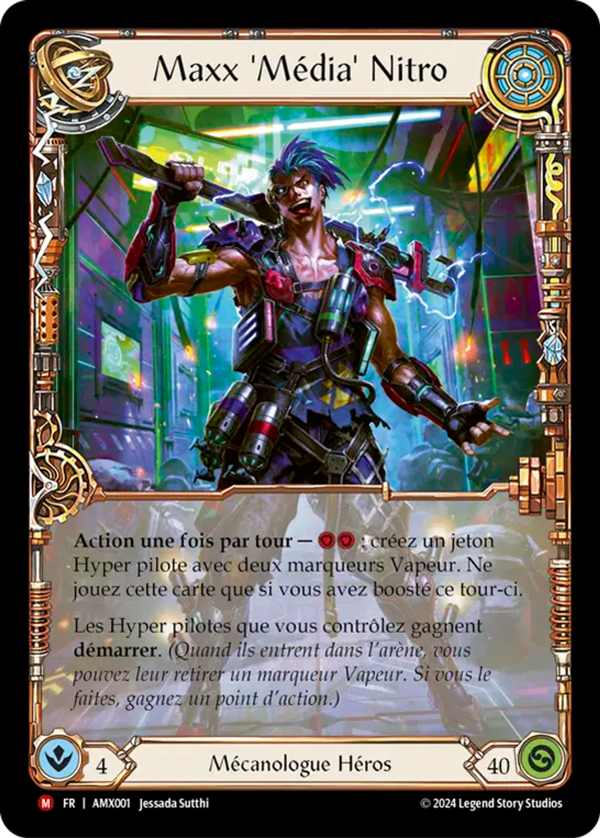 Maxx 'Média' Nitro — Armory Deck - Maxx 'The Hype' Nitro — Flesh and Blood
