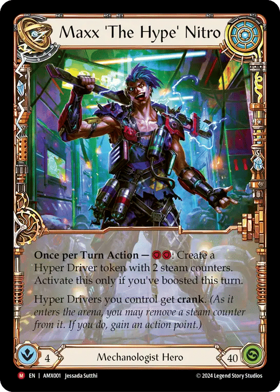 Maxx 'The Hype' Nitro — Armory Deck - Maxx 'The Hype' Nitro — Flesh and Blood