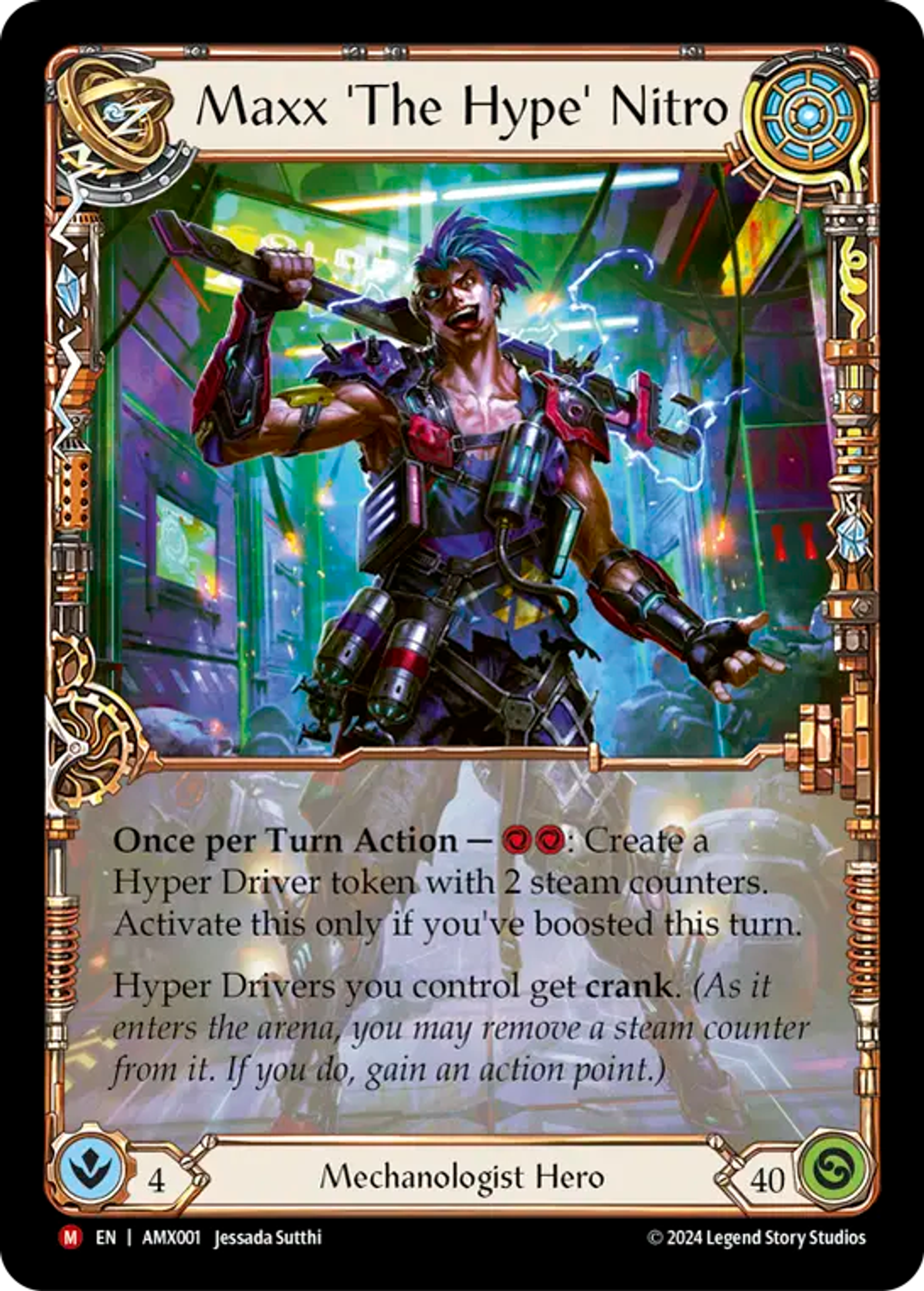 Maxx 'The Hype' Nitro — Armory Deck - Maxx 'The Hype' Nitro — Flesh and Blood