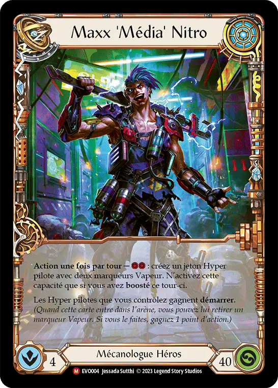 Maxx 'Média' Nitro — Bright Lights — Flesh and Blood