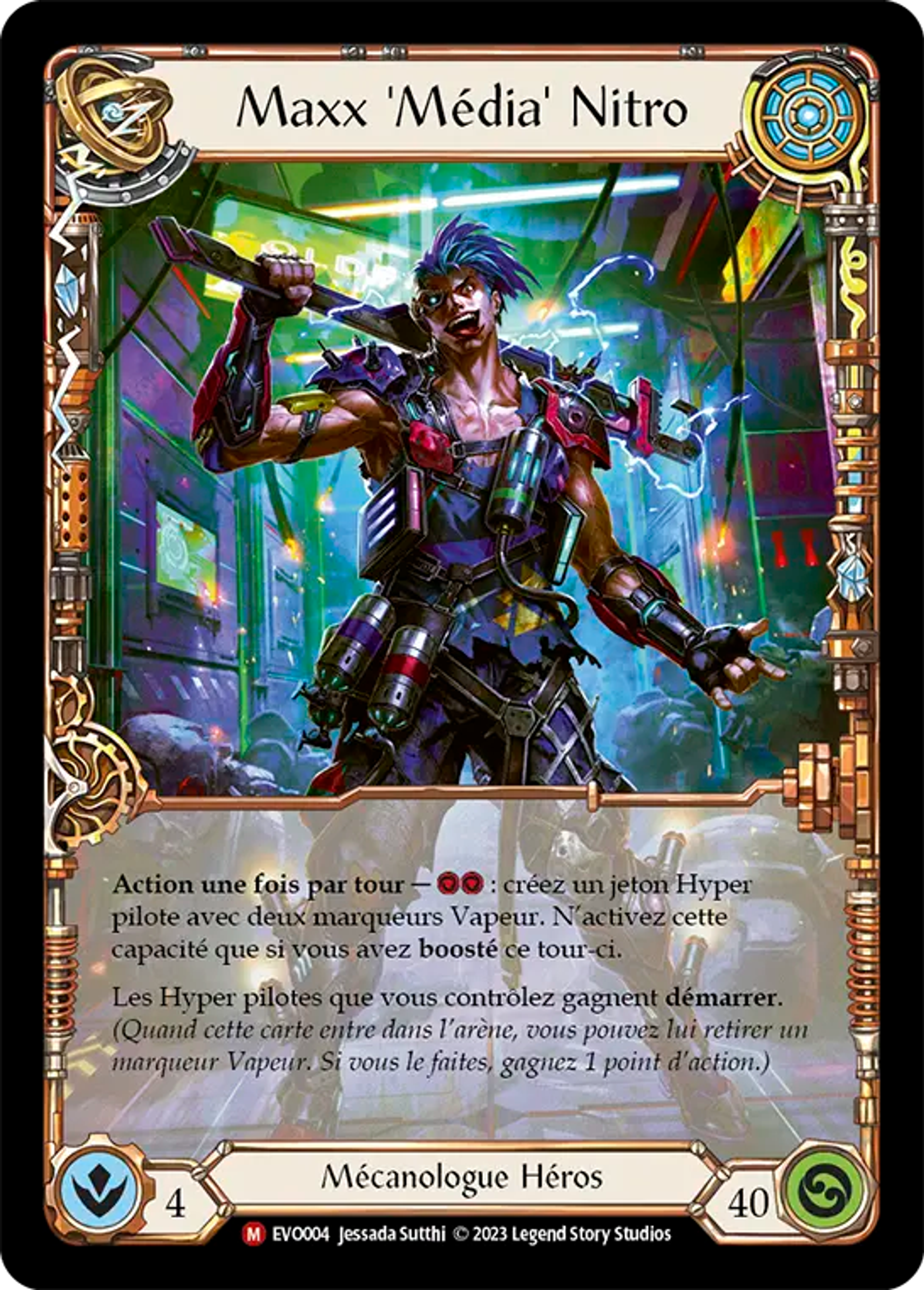 Maxx 'Média' Nitro — Bright Lights — Flesh and Blood