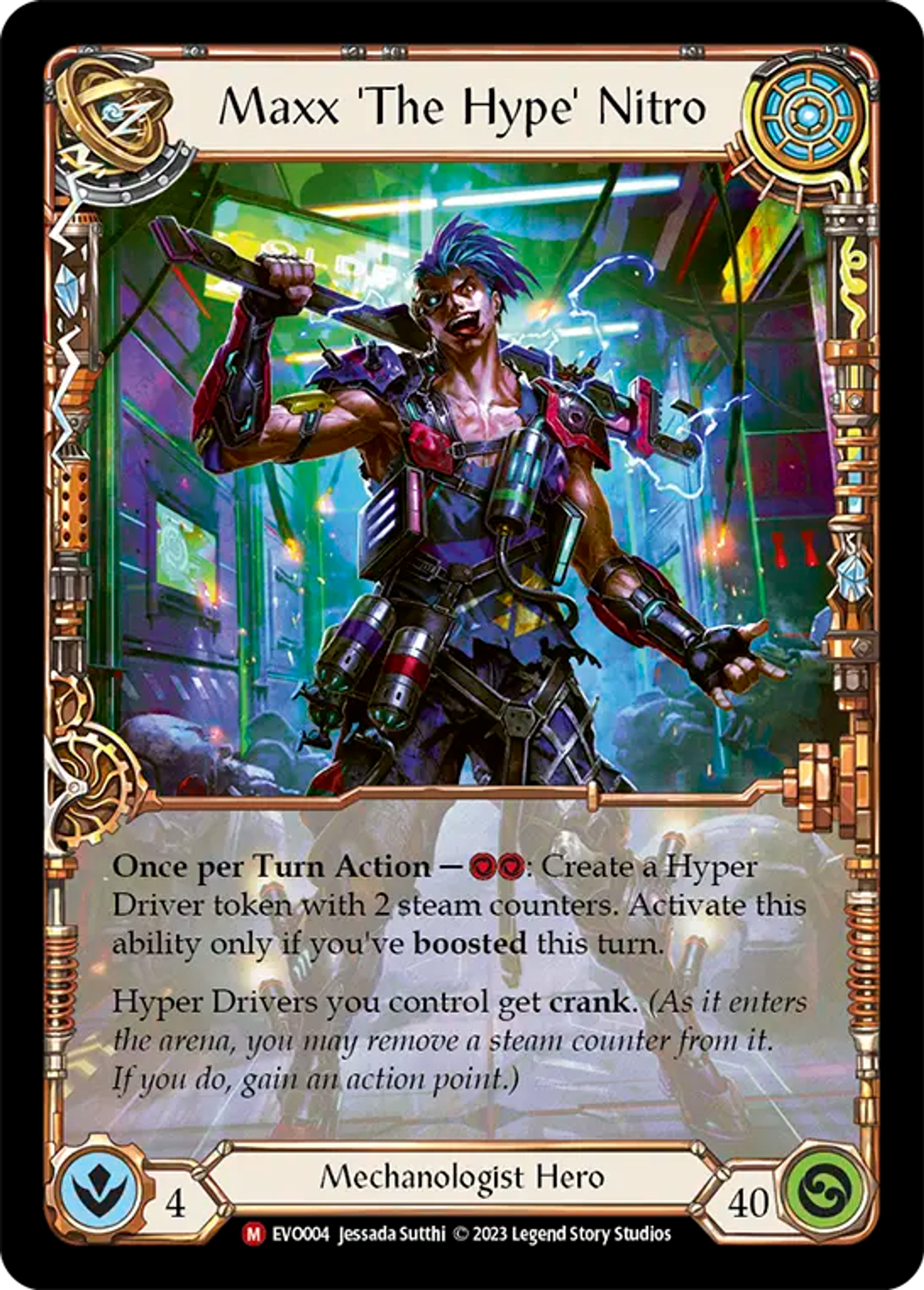 Maxx 'The Hype' Nitro — Bright Lights — Flesh and Blood
