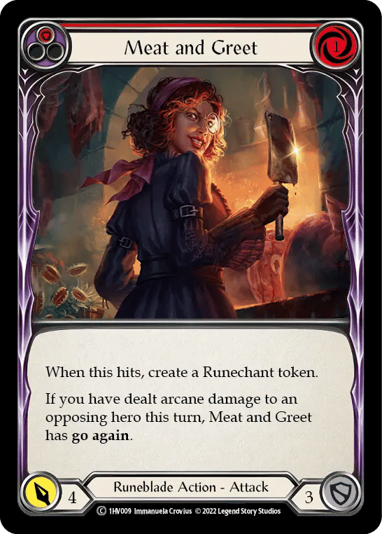 Meat and Greet (Red) — Viserai - Blitz Deck — Flesh and Blood