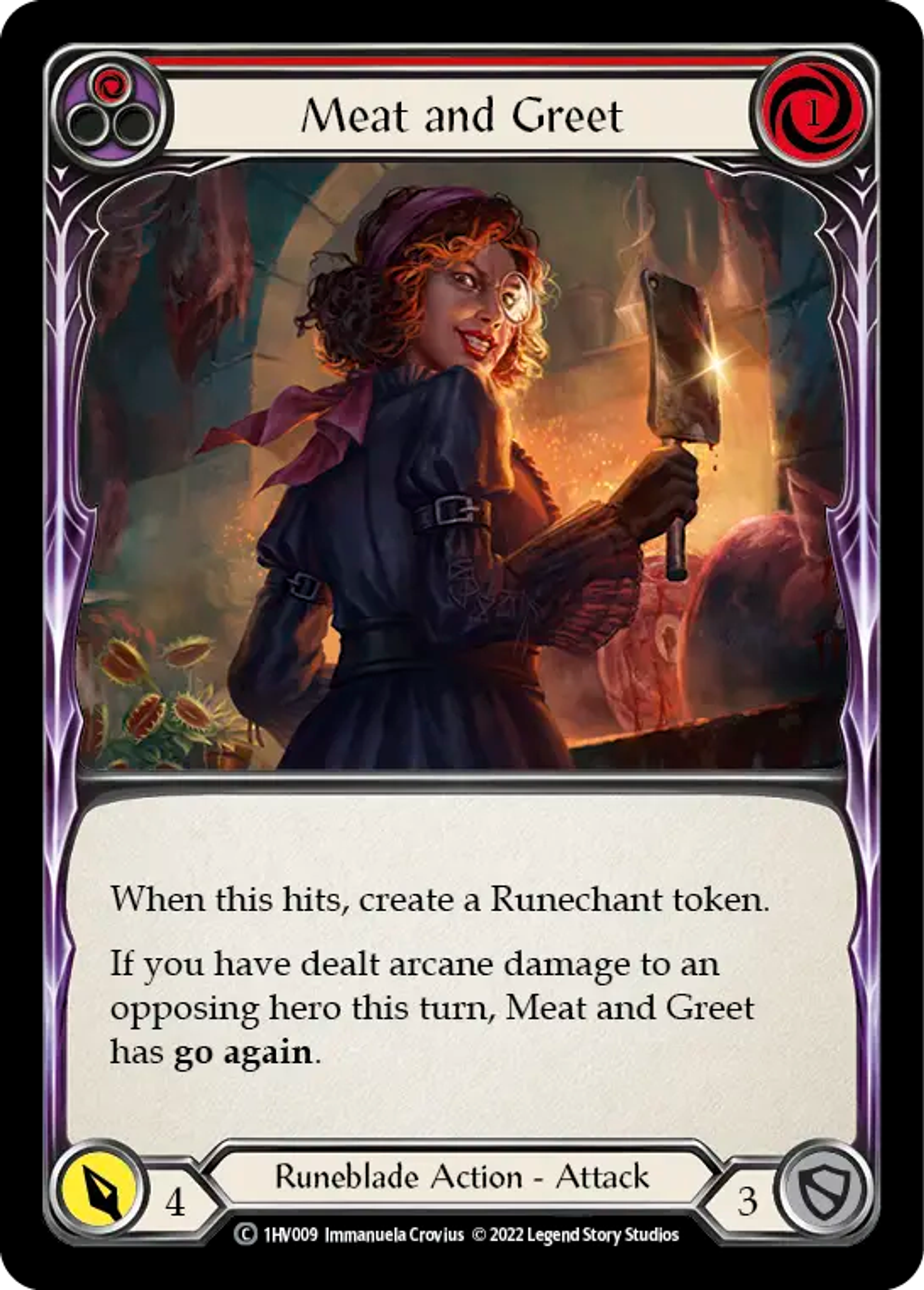 Meat and Greet (Red) — Viserai - Blitz Deck — Flesh and Blood