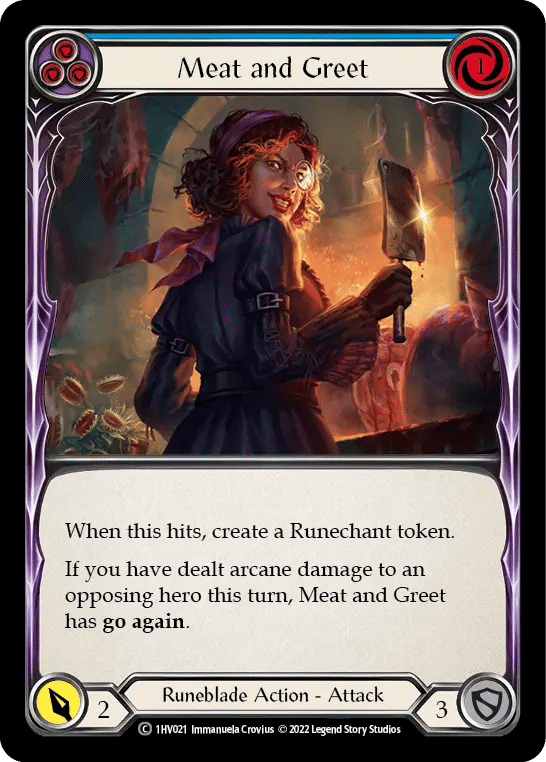Meat and Greet (Blue) — Viserai - Blitz Deck — Flesh and Blood