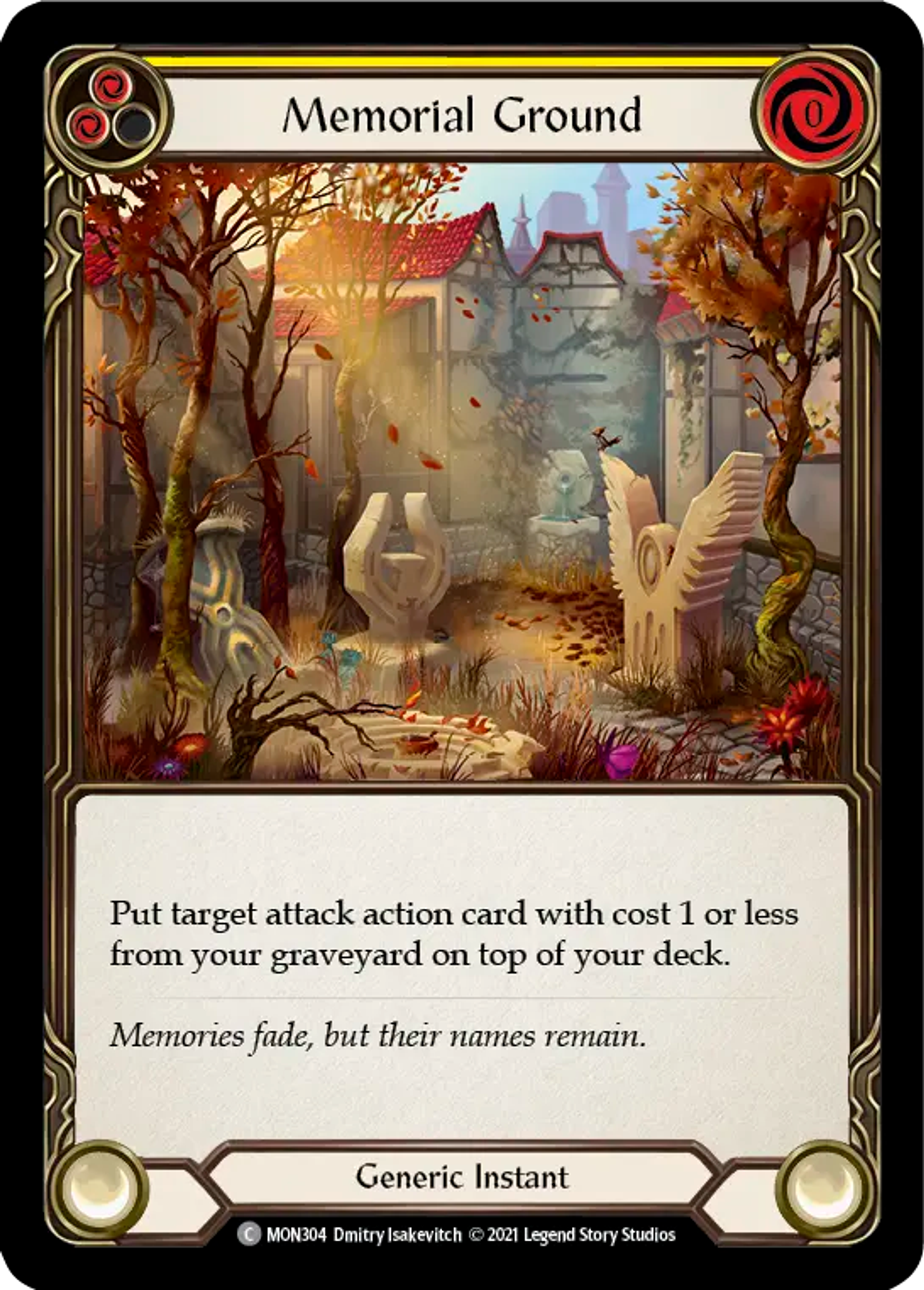 Memorial Ground (Yellow) — Monarch — Flesh and Blood
