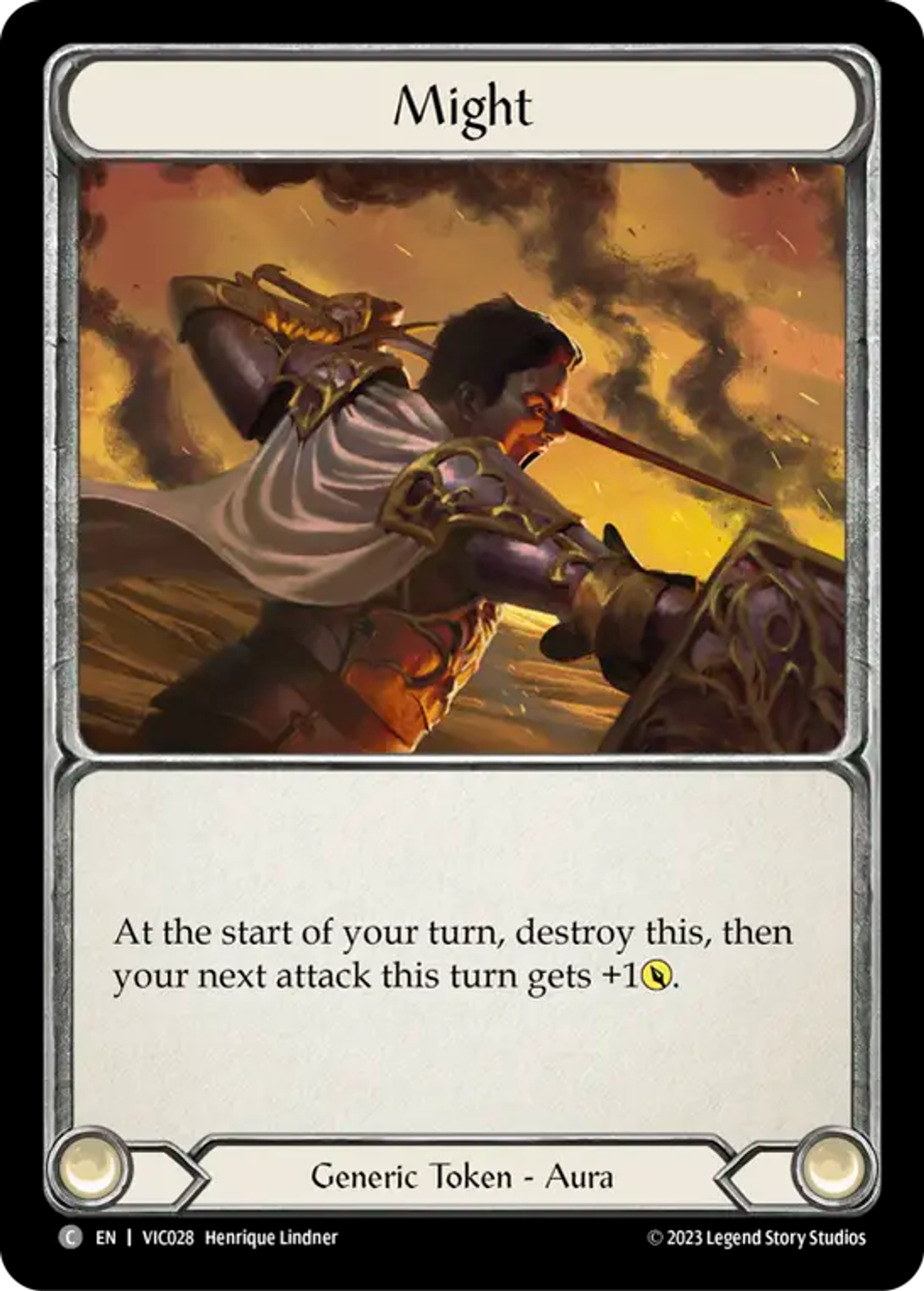 Might — Victor - Heavy Hitters Blitz Deck — Flesh and Blood