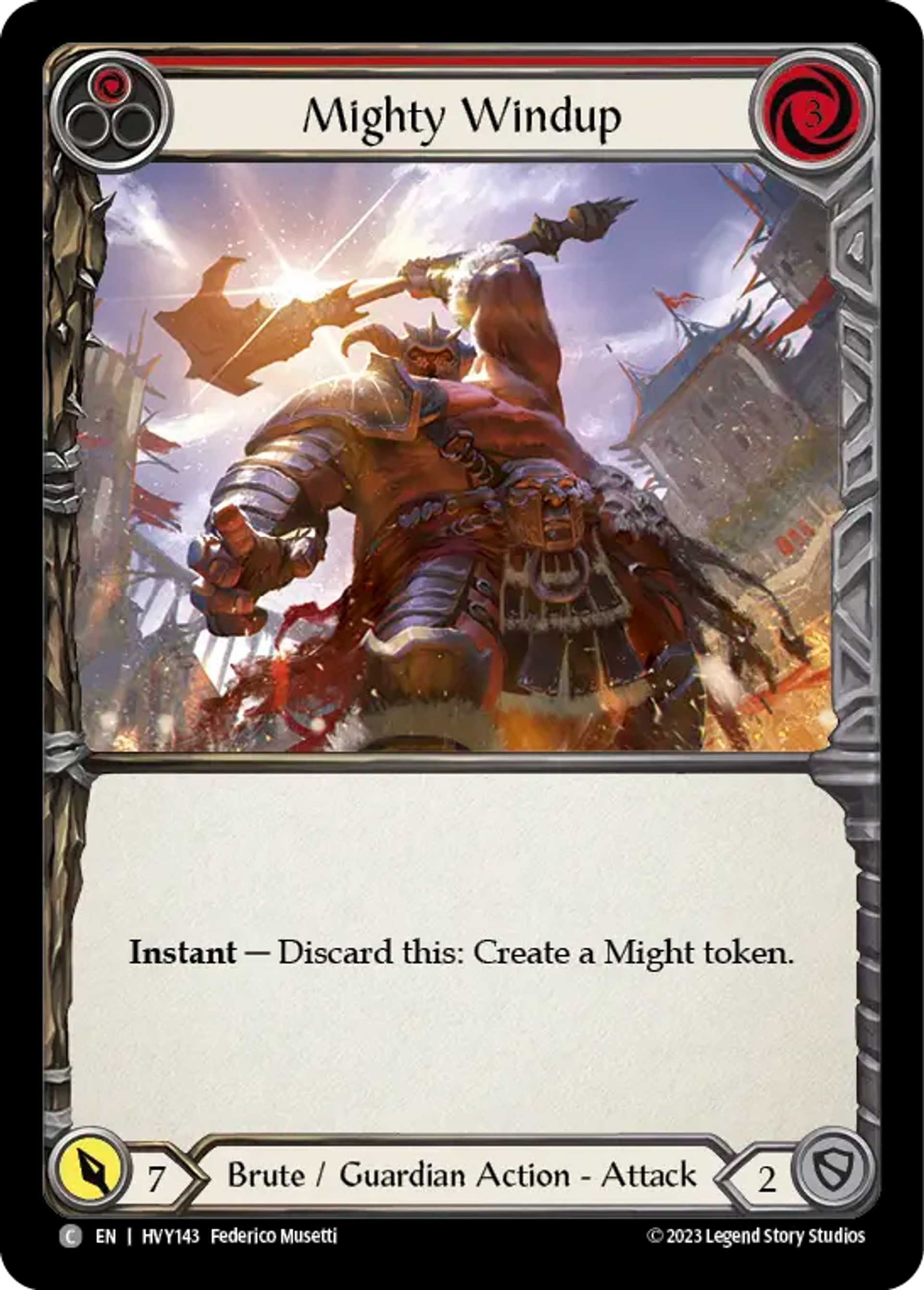 Liquidation puissante — Heavy Hitters — Flesh and Blood