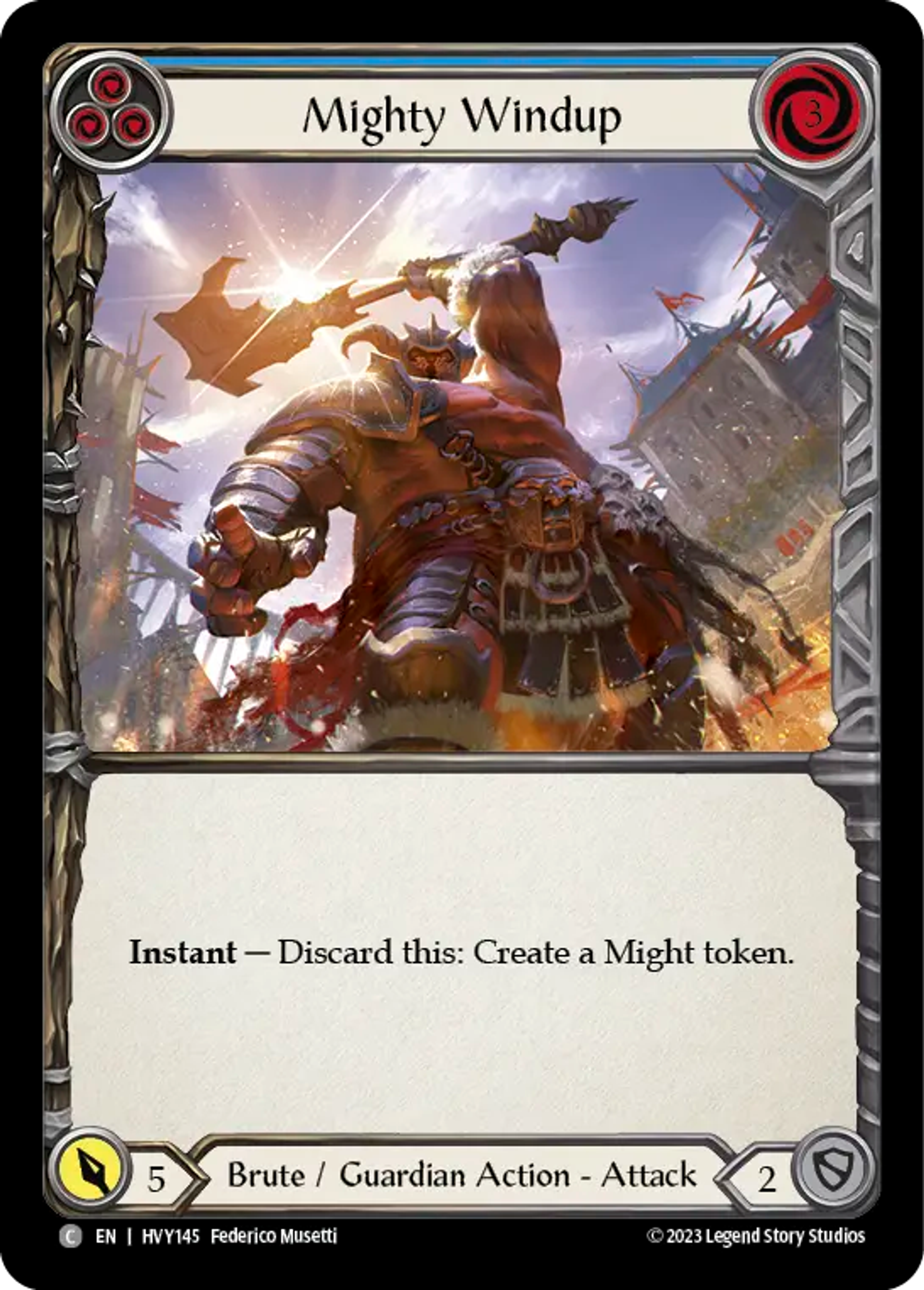 Liquidation puissante — Heavy Hitters — Flesh and Blood