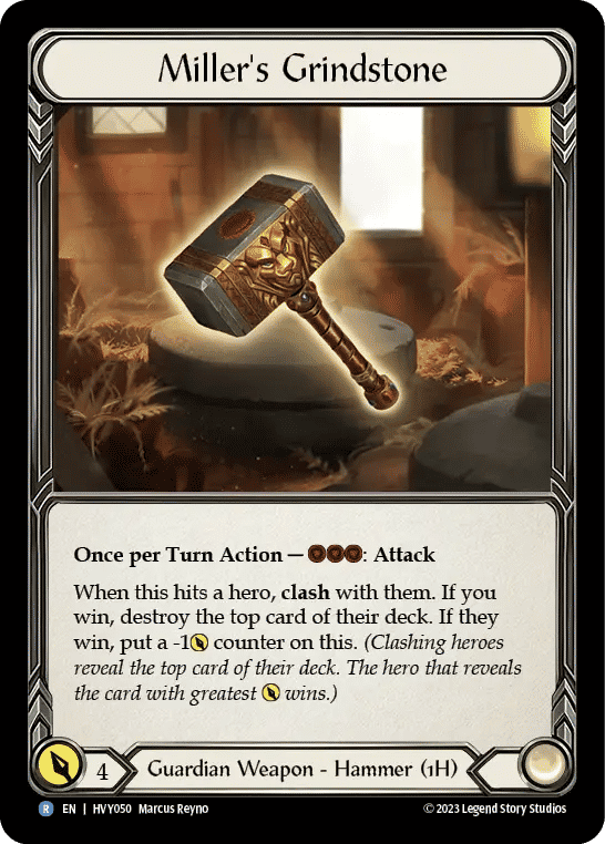 Miller's Grindstone — Heavy Hitters — Flesh and Blood