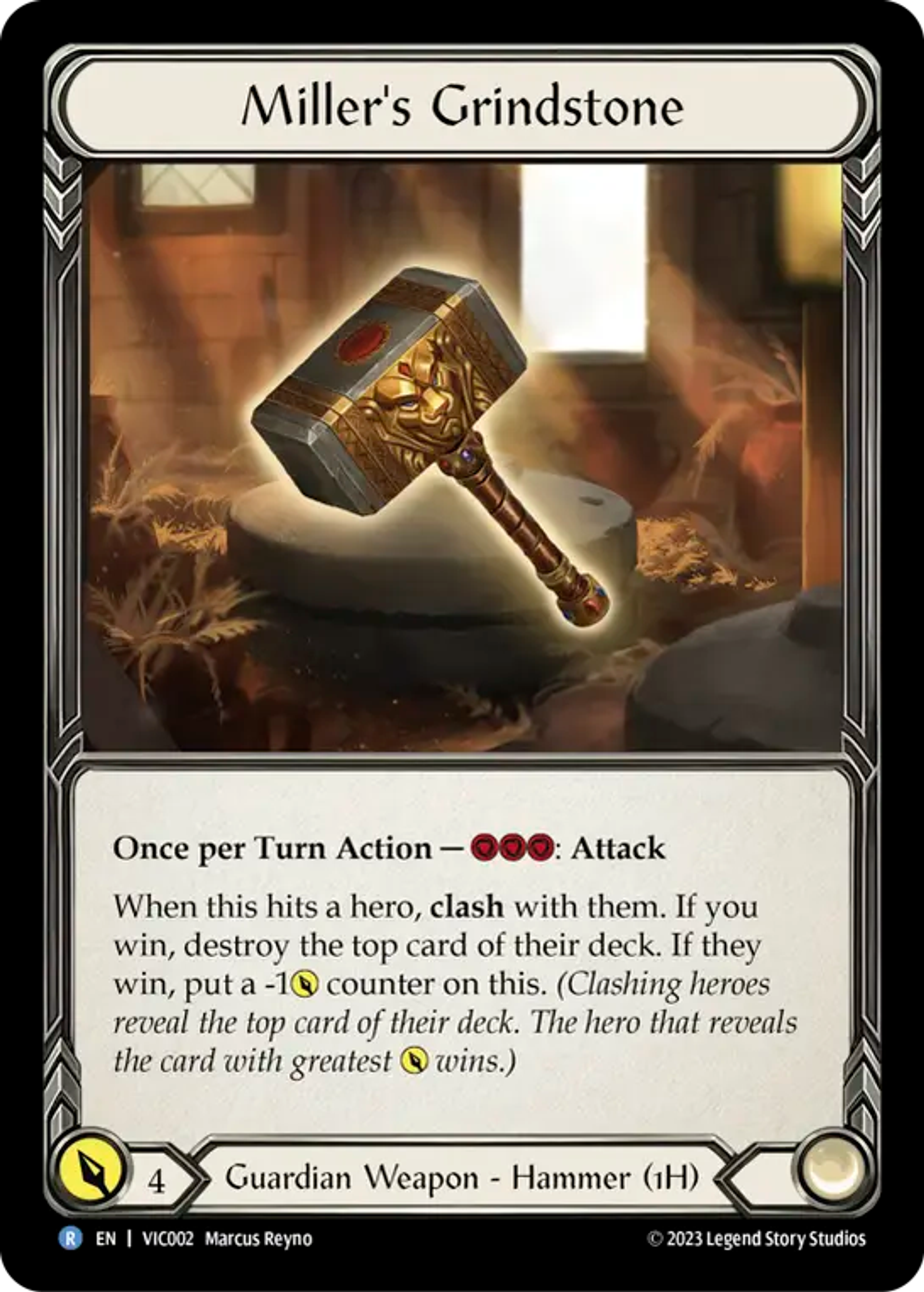 Miller's Grindstone — Victor - Heavy Hitters Blitz Deck — Flesh and Blood