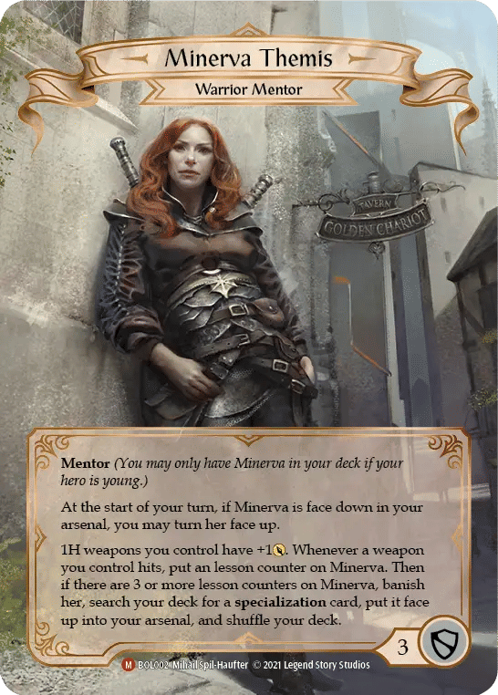 Minerva Themis — Boltyn - Blitz Deck — Flesh and Blood